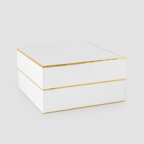 Gift Box White/Gold - Sugar Paper + Target