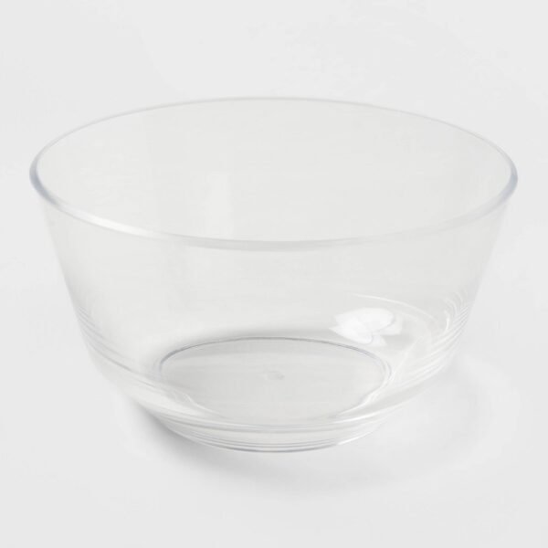 211oz Large Plastic Serving Bowl - Room Essentials?: Clear Trifle, Salad, Popcorn Bowl, Dishwasher-Safe "