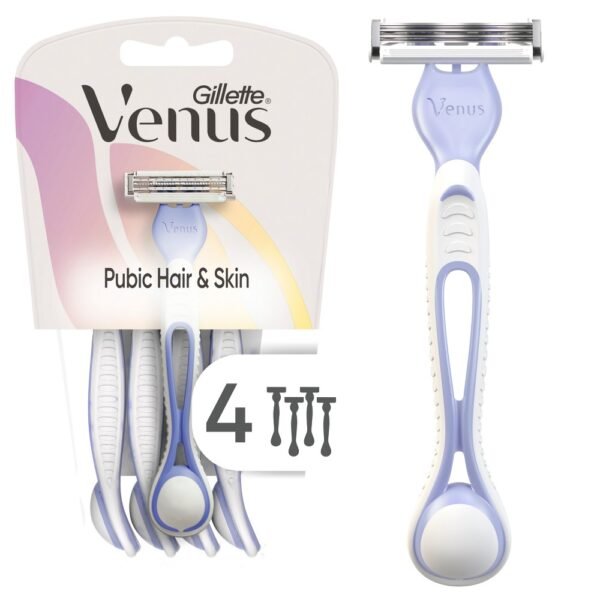 Venus for Pubic Hair & Skin Disposable Razors - 4ct