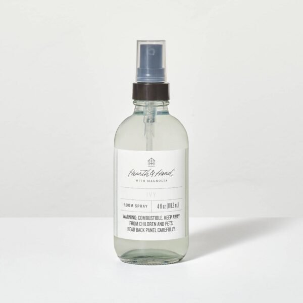 4 Fl Oz Ivy Room Spray - Hearth & Hand? with Magnolia: Minty Spicy Aroma, Non-Powered Liquid Freshener