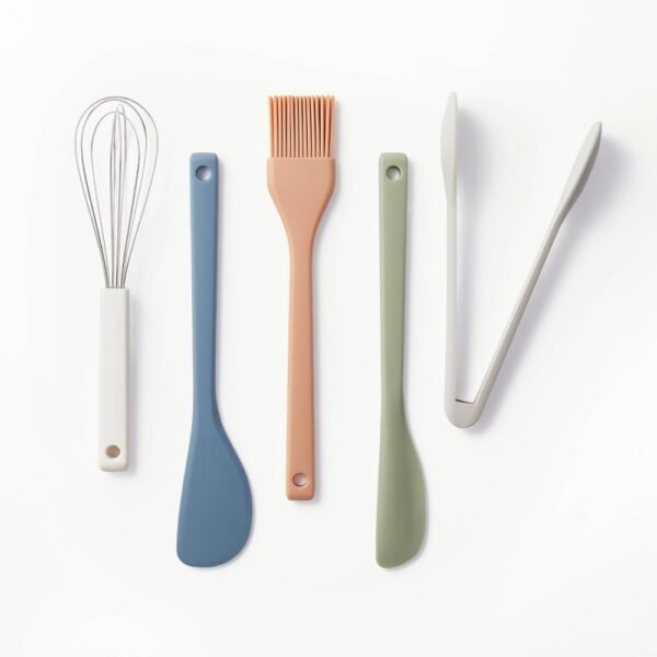 5pc Silicone Mini Kitchen Utensil Set - Figmint? "