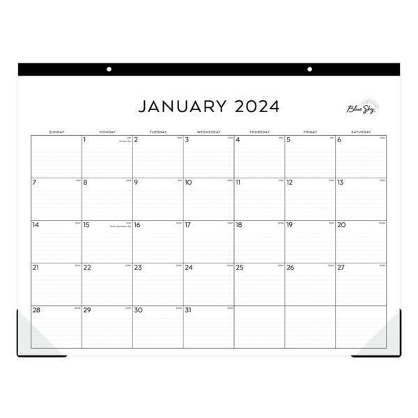 Blue Sky 2024 Desk Pad Calendar 22"x17" Monthly Standard "