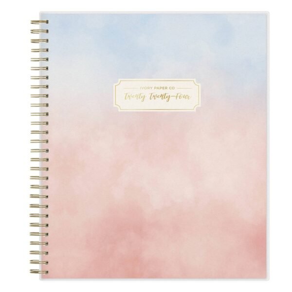 Ivory Paper Co 2024 Planner 10"x8" Monthly Wirebound Mariah