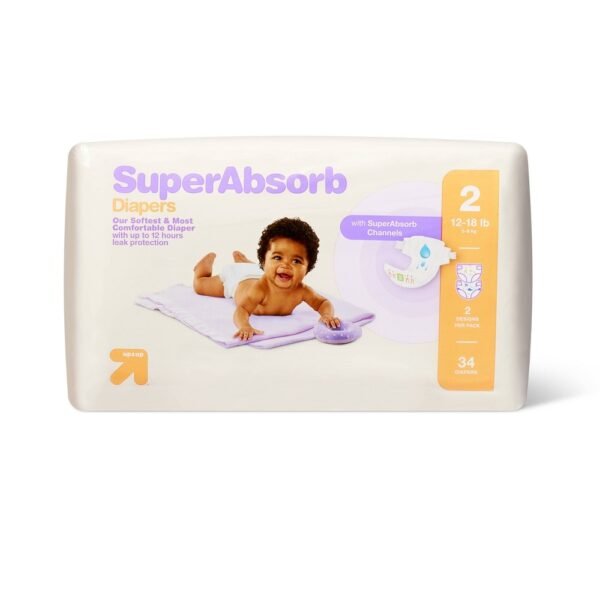 Disposable Diapers - Size 2 - 34ct - up&up