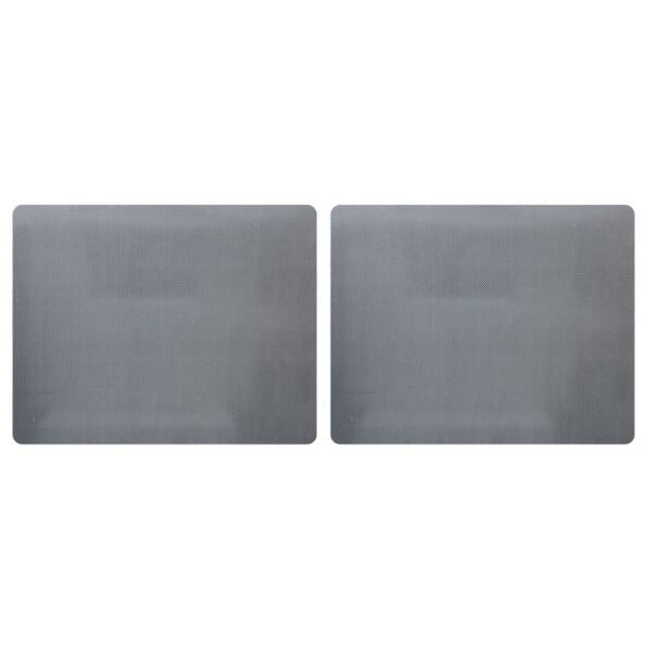 Type S 2pk Static Cling Shade: Touring Car Window Shade, Stick on Automotive Sunshade, Gray, 16"x14" Polyester "