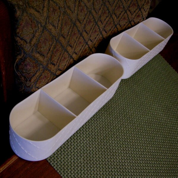 armrest organizer white "